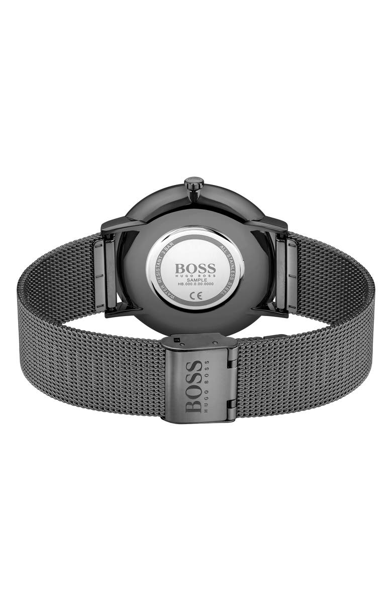 BOSS Skyliner Mesh Strap Watch, 40mm, Alternate, color, 