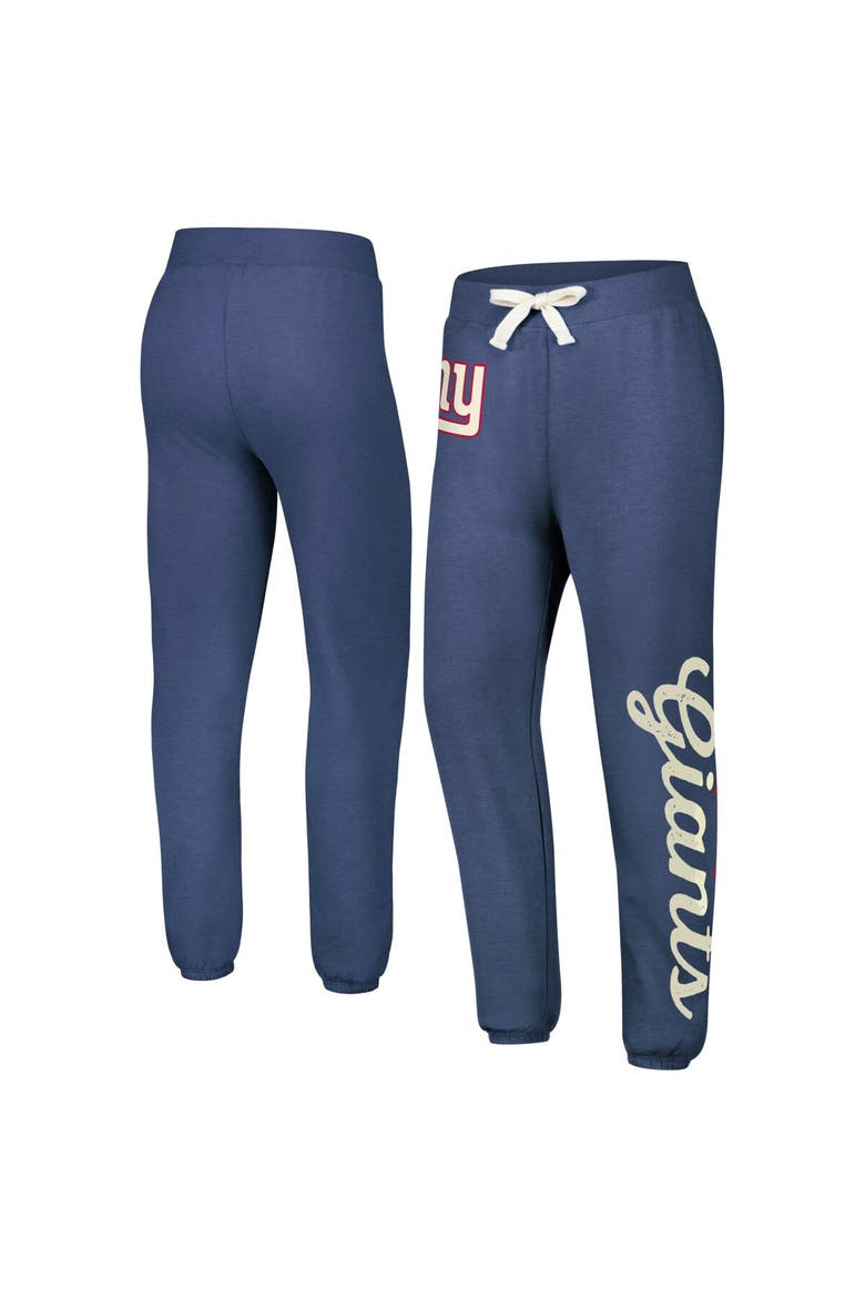 Women's G-III 4Her by Carl Banks Royal New York Giants Scrimmage Fleece Pants, Main, color, Royal