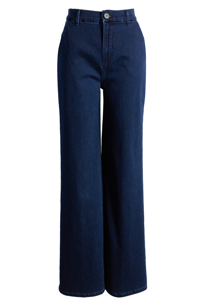 Jude Wide Leg Trouser Jeans, Alternate, color, INK