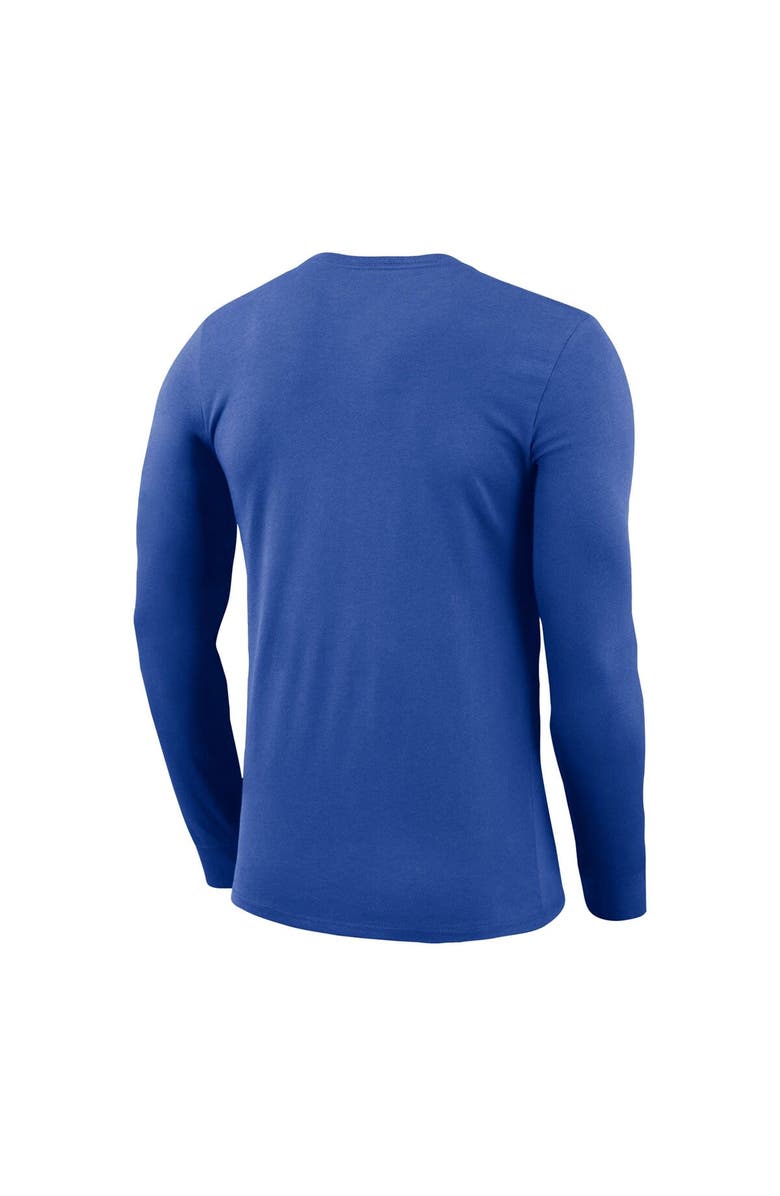 Nike Men's Nike Royal Boise State Broncos Legend Wordmark Performance Long Sleeve T-Shirt, Alternate, color, 