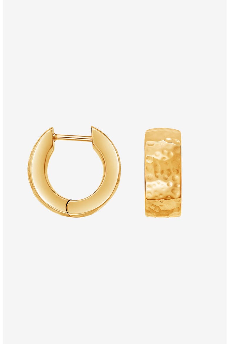 Chubby Nomad Huggie Hoops, Main, color, Yellow Gold Vermeil