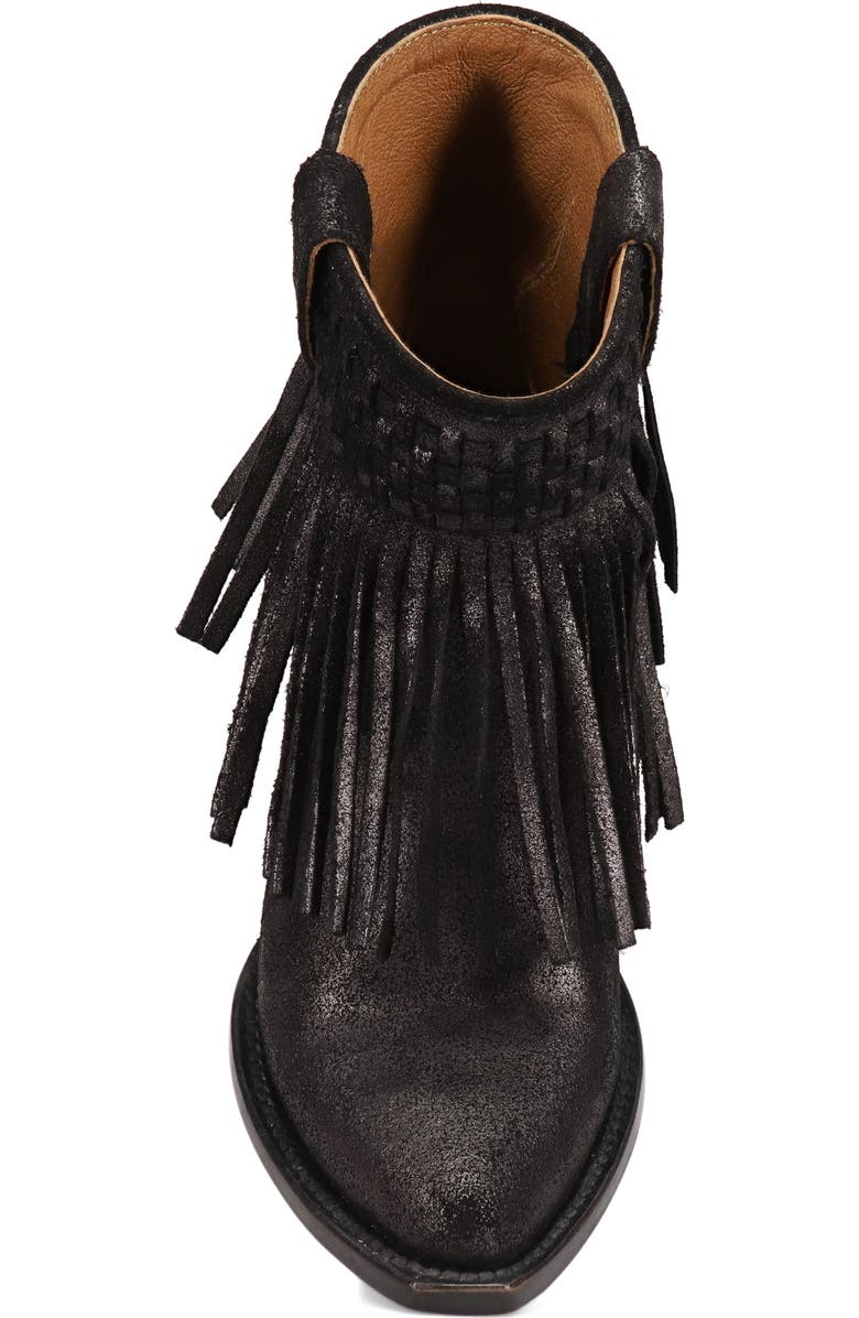 Frye Sacha Fringe Bootie, Alternate, color,