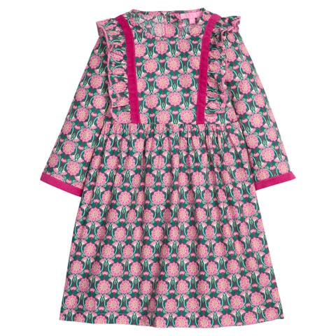 Kids' Floral Ruffle Porto Dress (Toddler, Little Kid & Big Kid)