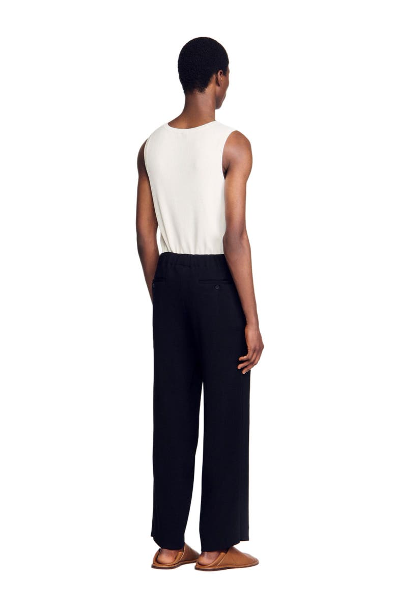 SANDRO Pleated trousers, Alternate, color, 