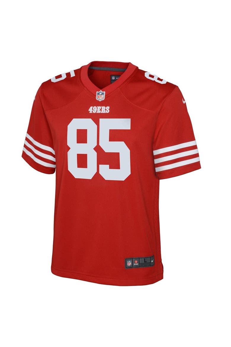 Youth Nike George Kittle Scarlet San Francisco 49ers Game Jersey, Alternate, color, Scarlet
