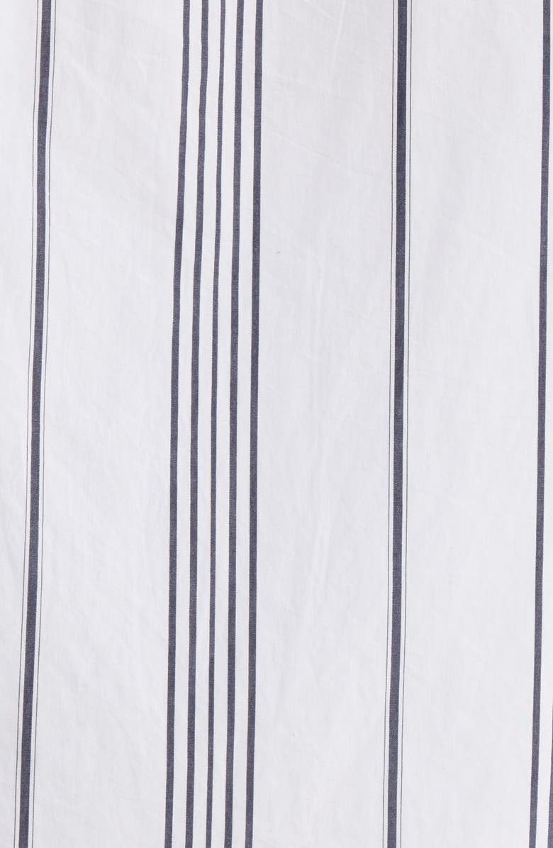 Nordstrom Oversize Stripe Cotton Short Pajamas, Alternate, color, White- Navy Danielle Stripe