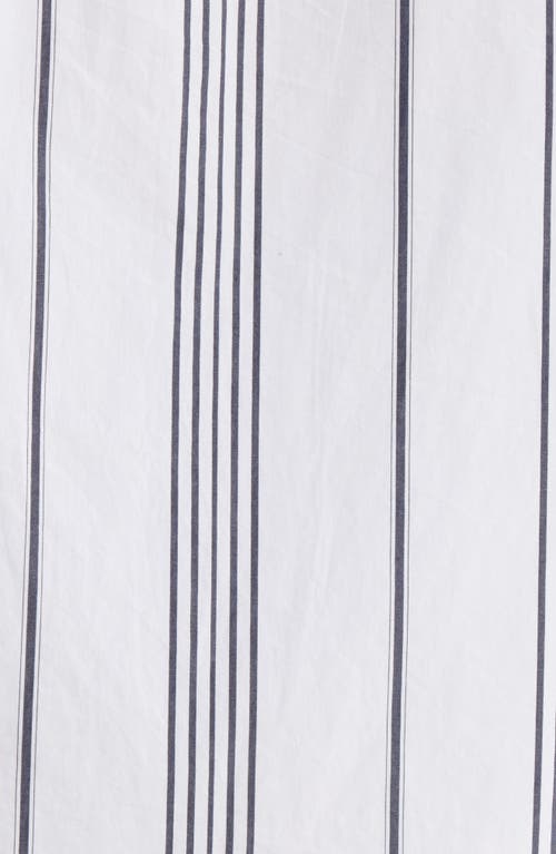 Nordstrom Oversize Stripe Cotton Short Pajamas In White