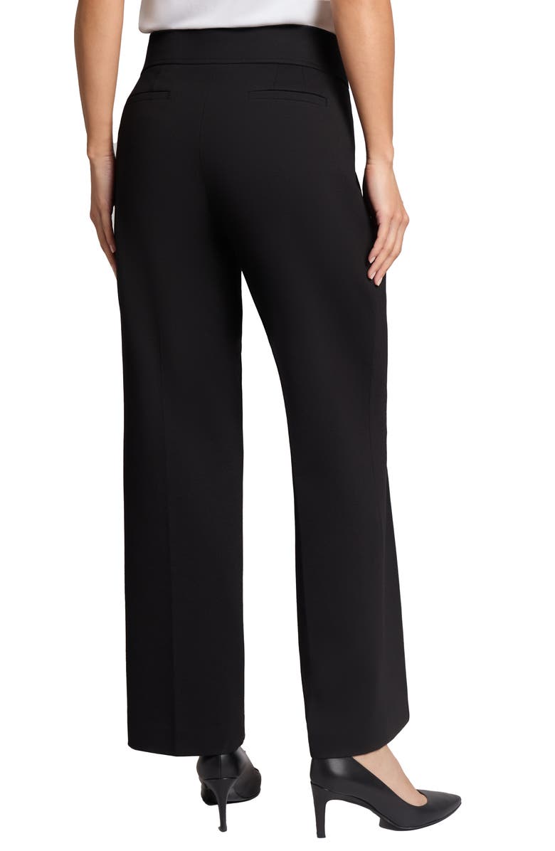 Jones New York Pintuck Pull-On Straight Leg Pants, Alternate, color, 