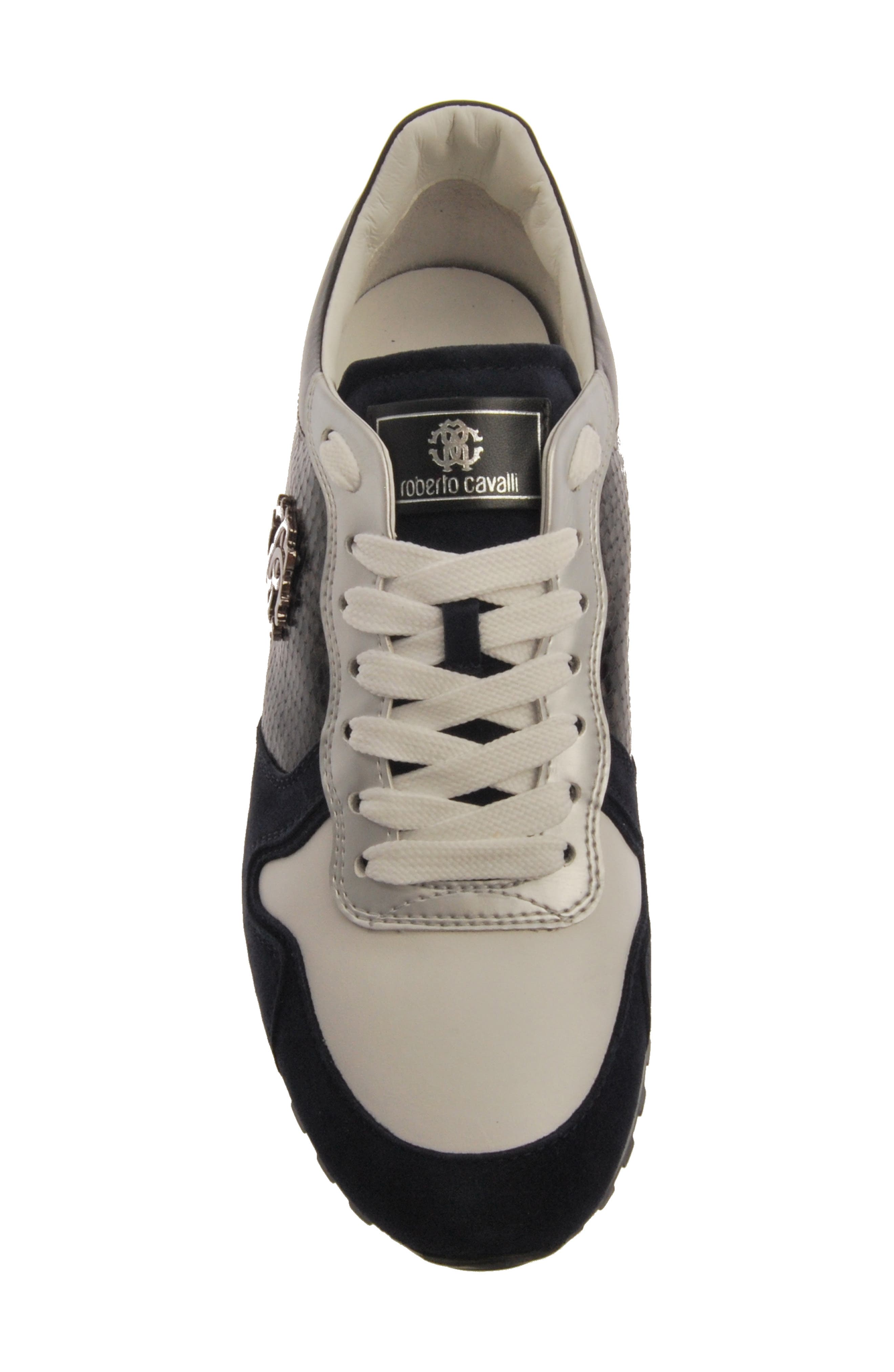 Roberto Cavalli Snake Print Sneaker, Alternate, color, 