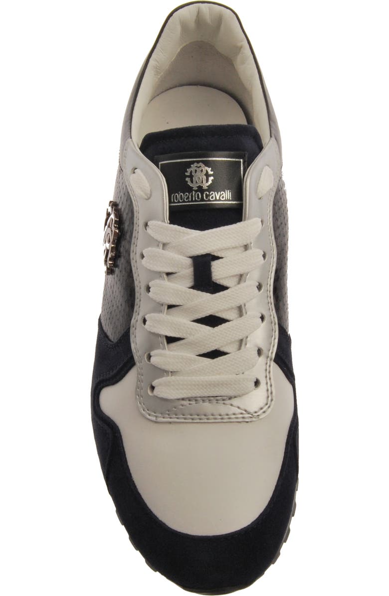 Roberto Cavalli Snake Print Sneaker, Alternate, color,