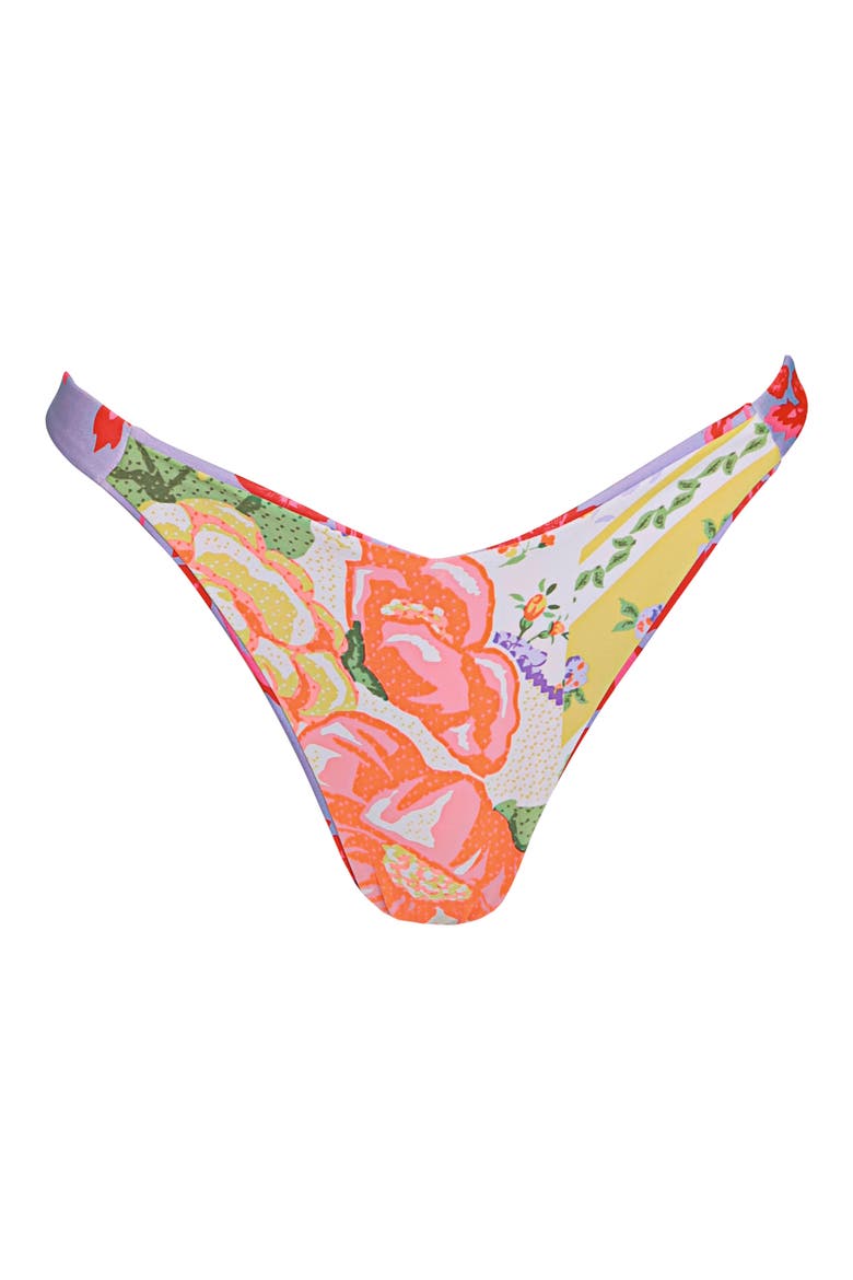 Lavender Dream Waikiki Reversible Bikini Bottoms, Alternate, color, PURPLE