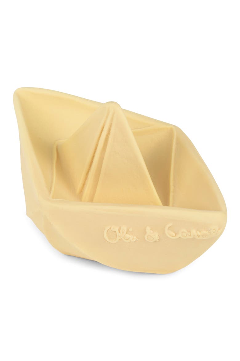 Origami Boat Teething Toy, Main, color, NO COLOR