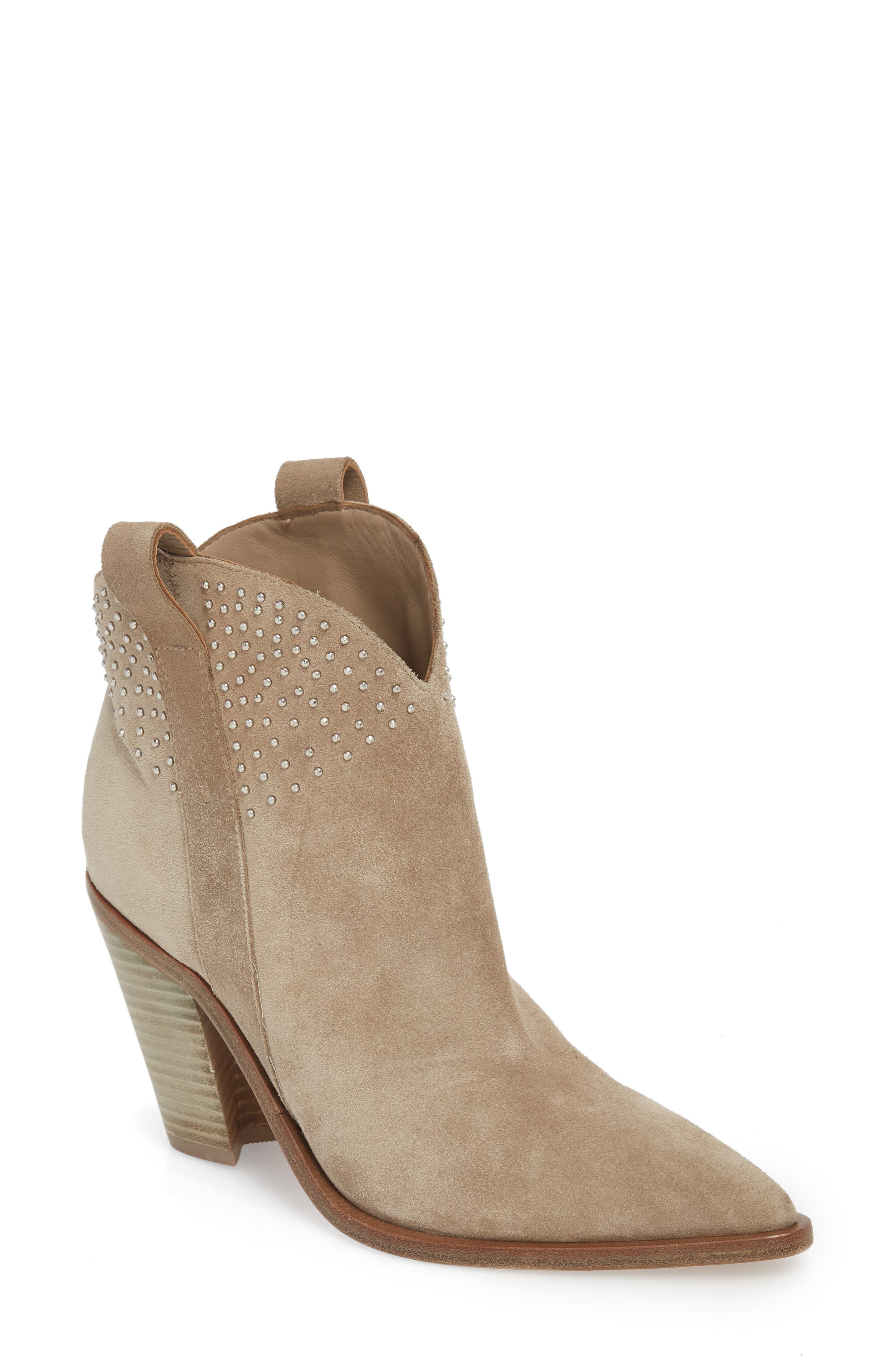 Kalie Stud Bootie, Main, color, CLOUD SUEDE