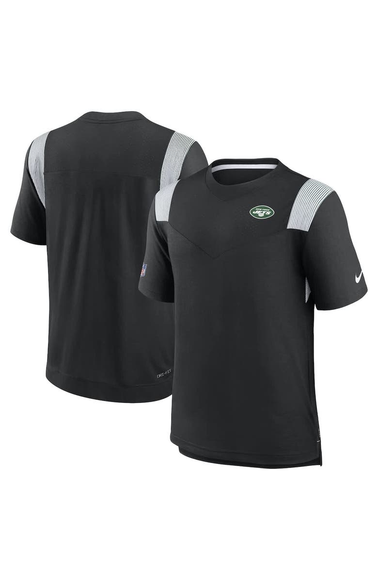 Nike Men's Nike Black New York Jets Sideline Tonal Logo Performance Player T-Shirt, Main, color, Black