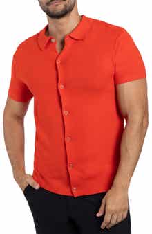 XRAY Texture Short Sleeve Snap Front Shirt