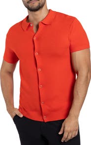 XRAY Texture Short Sleeve Snap Front Shirt