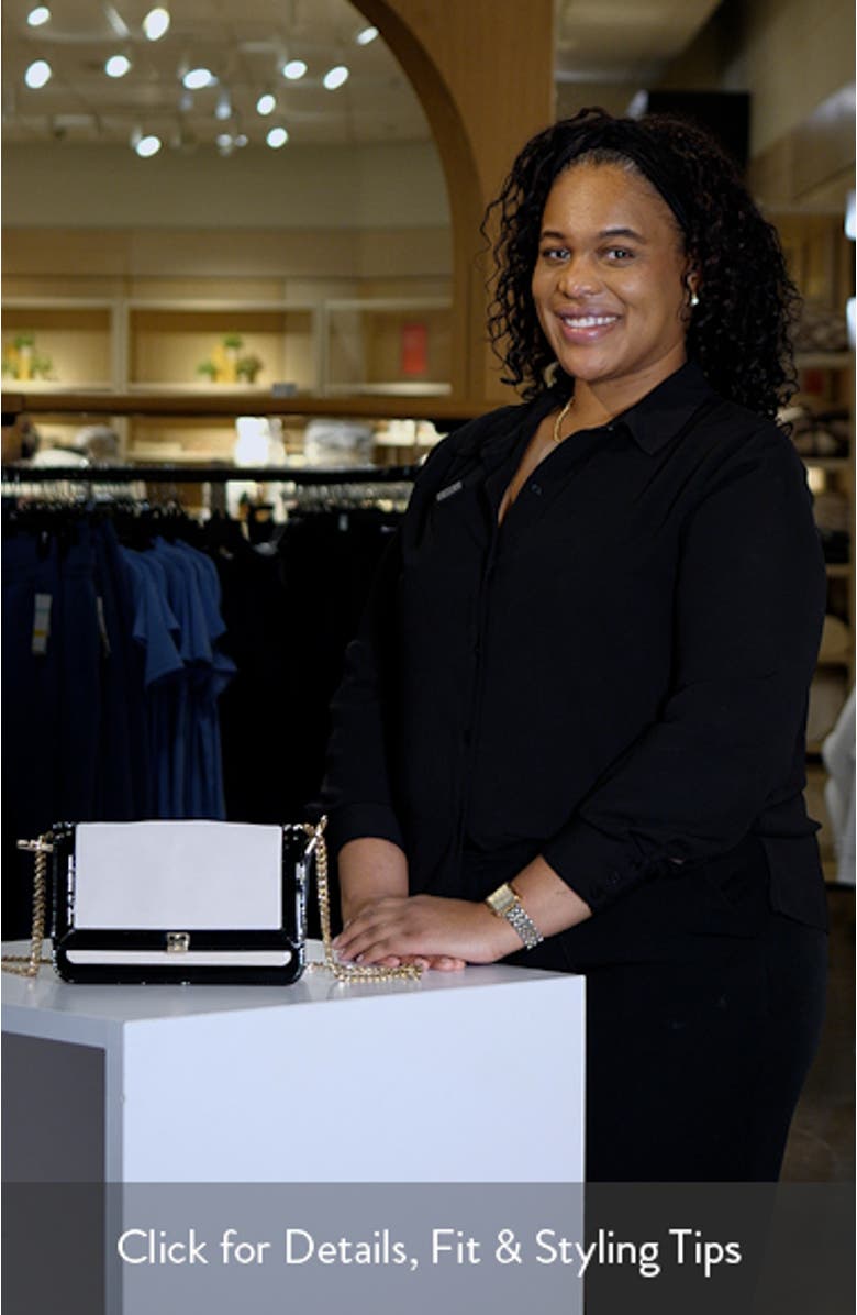 Daniella Leather Chain Shoulder Bag, sales video thumbnail