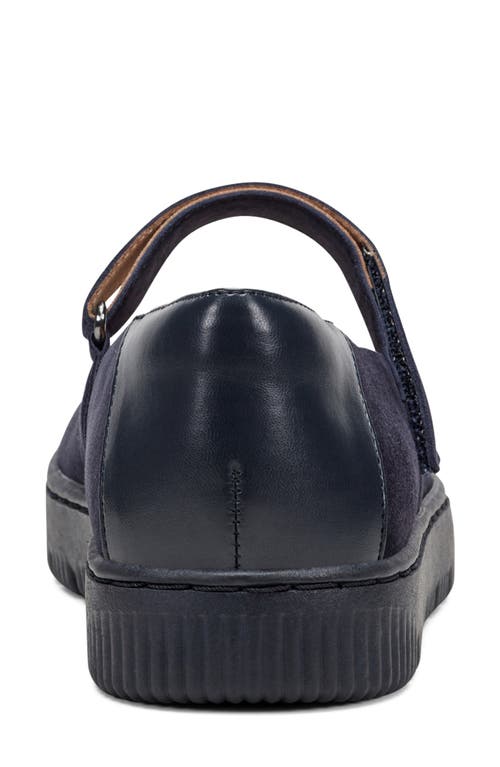Easy Spirit Kyliee Mary Jane Flat In Blue