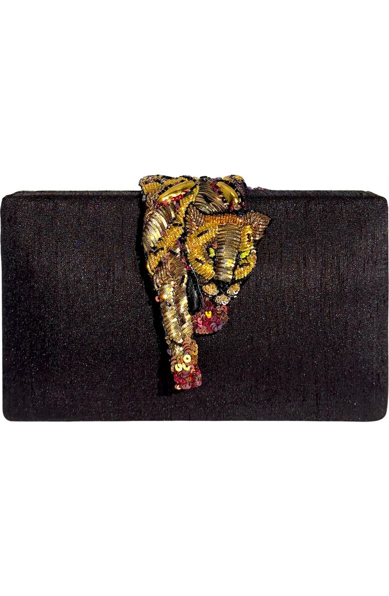 Simitri Raaka Clutch, Main, color, Onyx