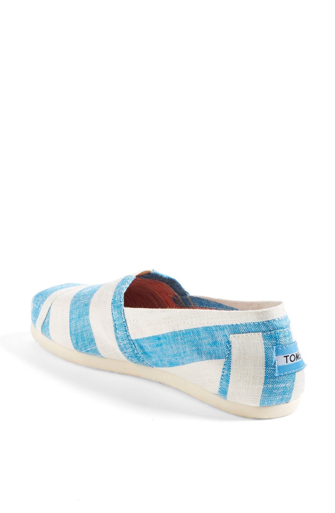 'Classic - Stripes' Slip-On, Alternate, color, BLUE/ WHITE