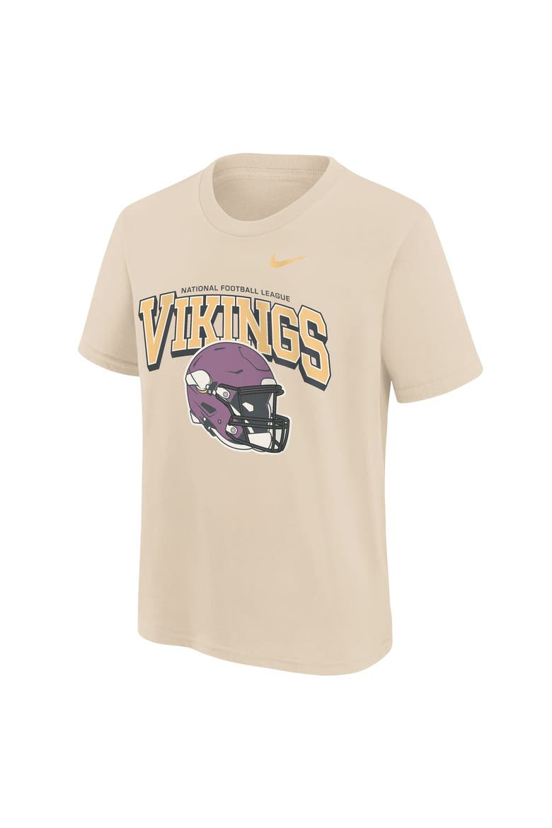 Youth Nike Natural Minnesota Vikings Vintage Mod Easy Lane T-Shirt, Alternate, color, Natural