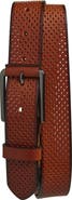 BOCONI Perforated Leather Belt