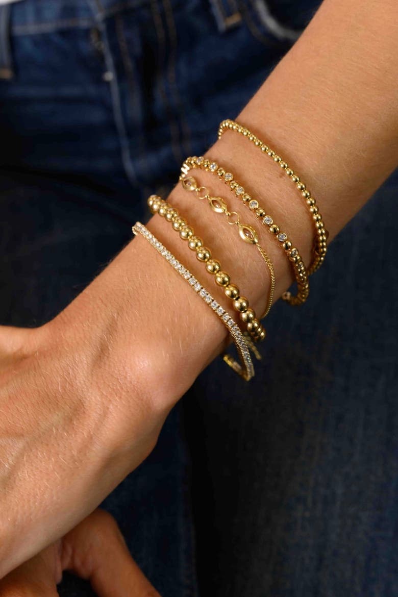 Everyday Tennis Bracelet, Alternate, color, White Topaz