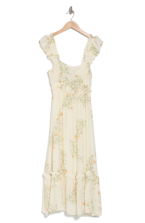 BLU PEPPER BLU PEPPER RUFFLE TIERED MAXI DRESS