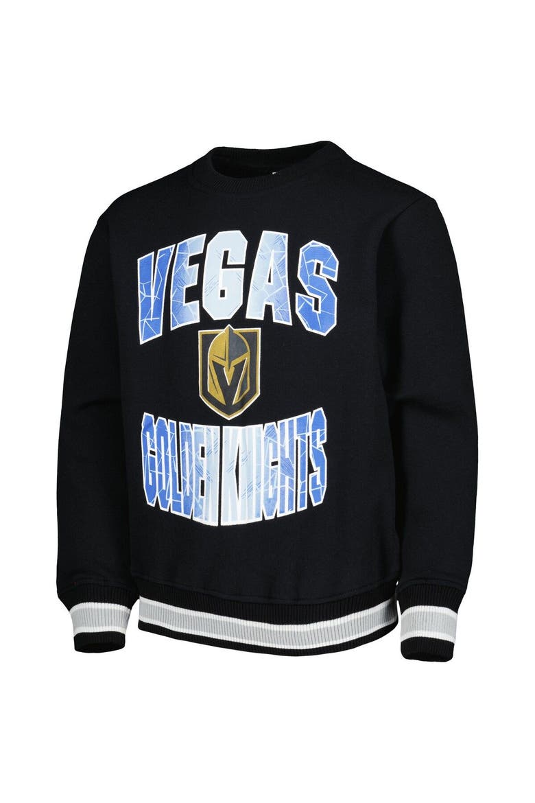 Youth Black Vegas Golden Knights Classic Blueliner Pullover Sweatshirt, Alternate, color, Black