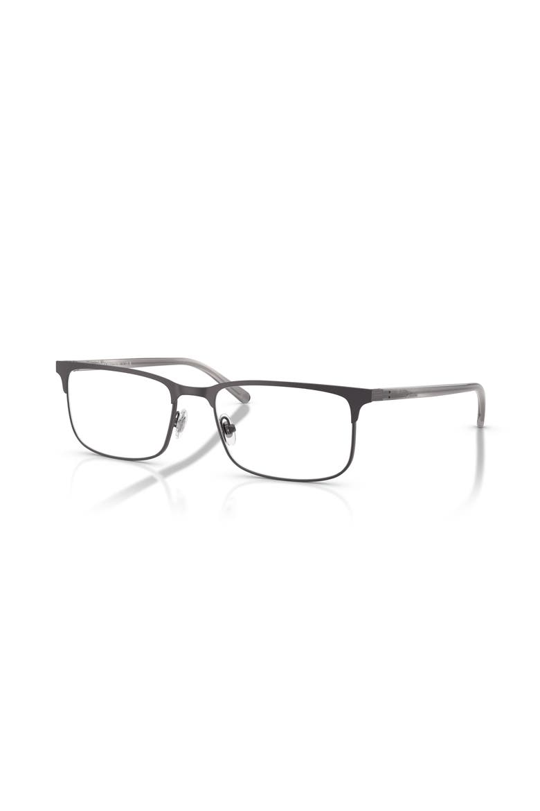 55mm Rectangle optical glasses, Main, color, Grey