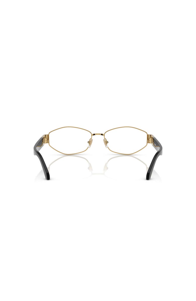 Versace 55mm Irregular optical glasses, Alternate, color, Gold
