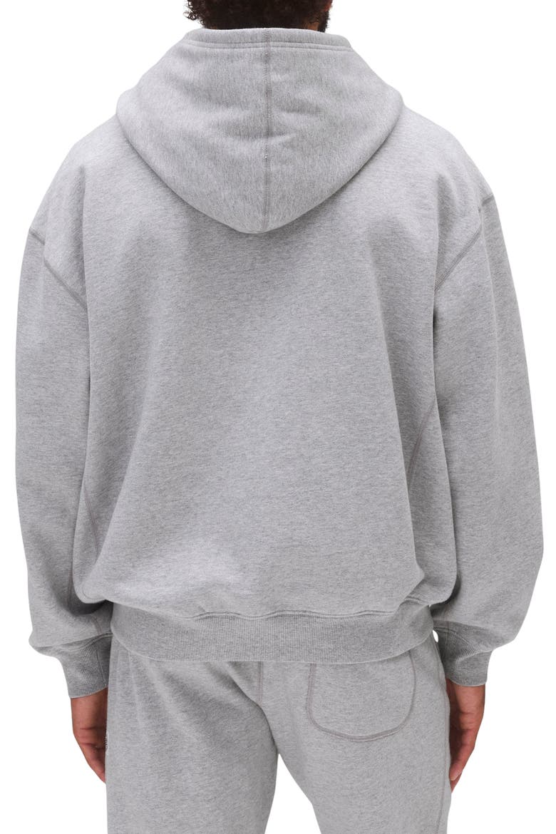 97 Midweight Cotton Blend Fleece Hoodie, Alternate, color, HEATHER GREY