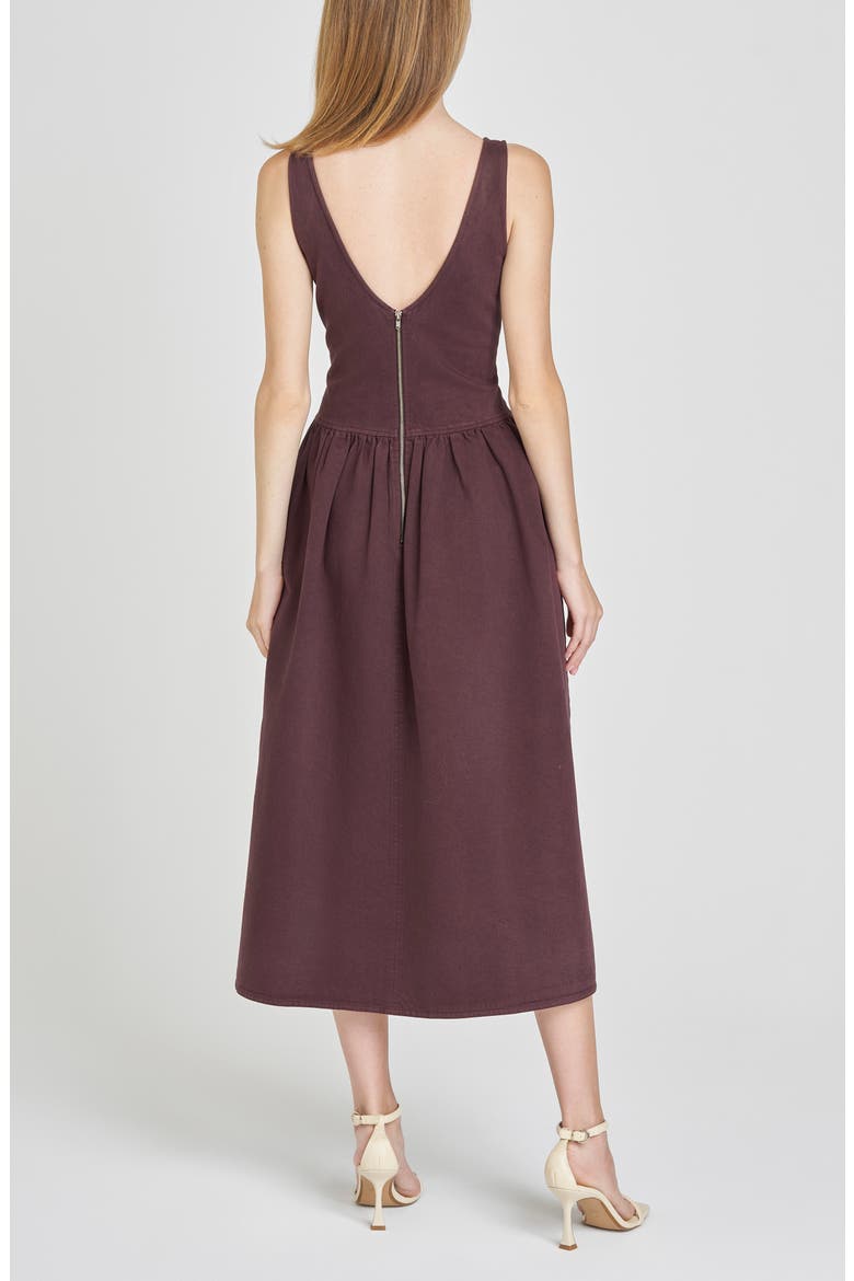 wayf denim dress Women's Sweet Fade Tie Dress  Wash Lab Denim Fade / M