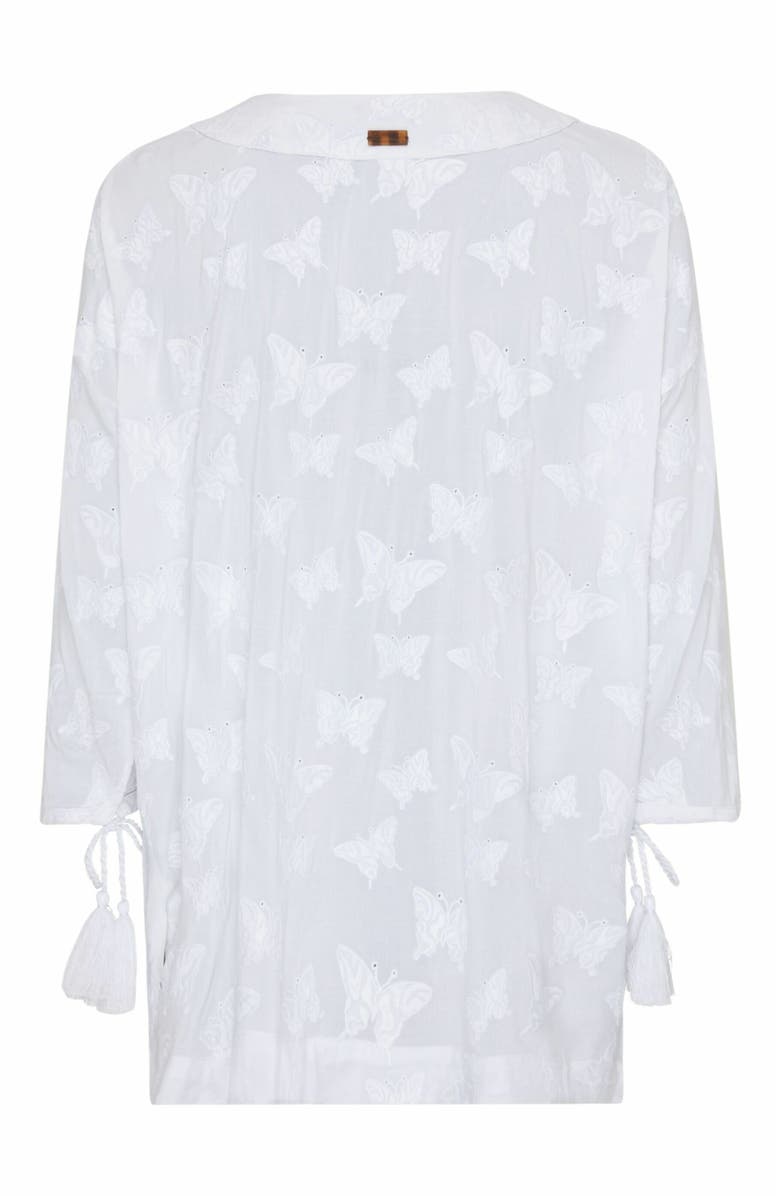 Vilebrequin Women's Disco Butterflies Rayon Dress, Alternate, color, Blanc