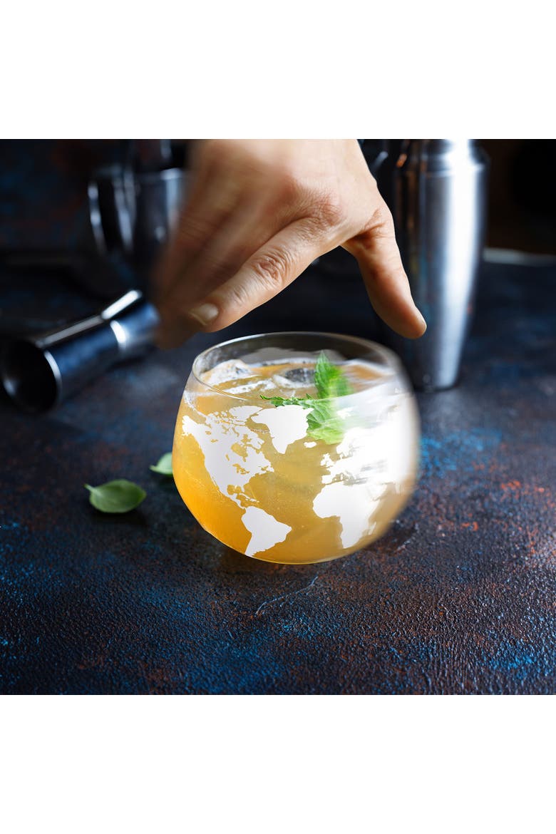 Revolve Globe Glass - Set of 2, Alternate, color, Clear