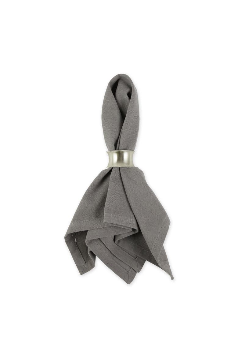 Solid Everyday Cloth Napkin Set/6, Alternate, color, Gray