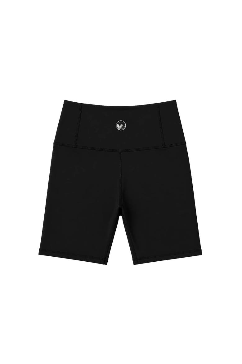 Essential Black Activewear Bike Shorts, Alternate, color, Black
