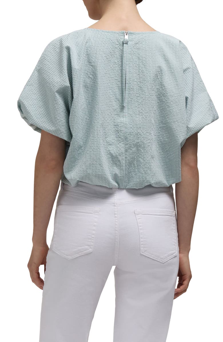 Hunter Crop Bubble Top, Alternate, color, Surf Spray