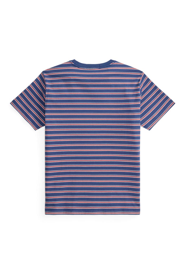 Kids' Stripe Cotton T-Shirt, Alternate, color, OLD ROYAL MULTI