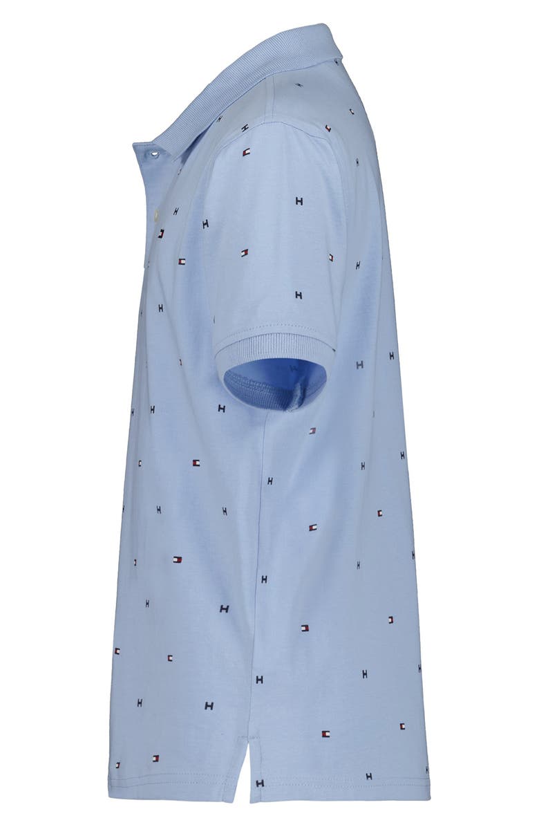 Tommy Hilfiger Kids' Logo Flag Polo, Alternate, color, Chambray Blue