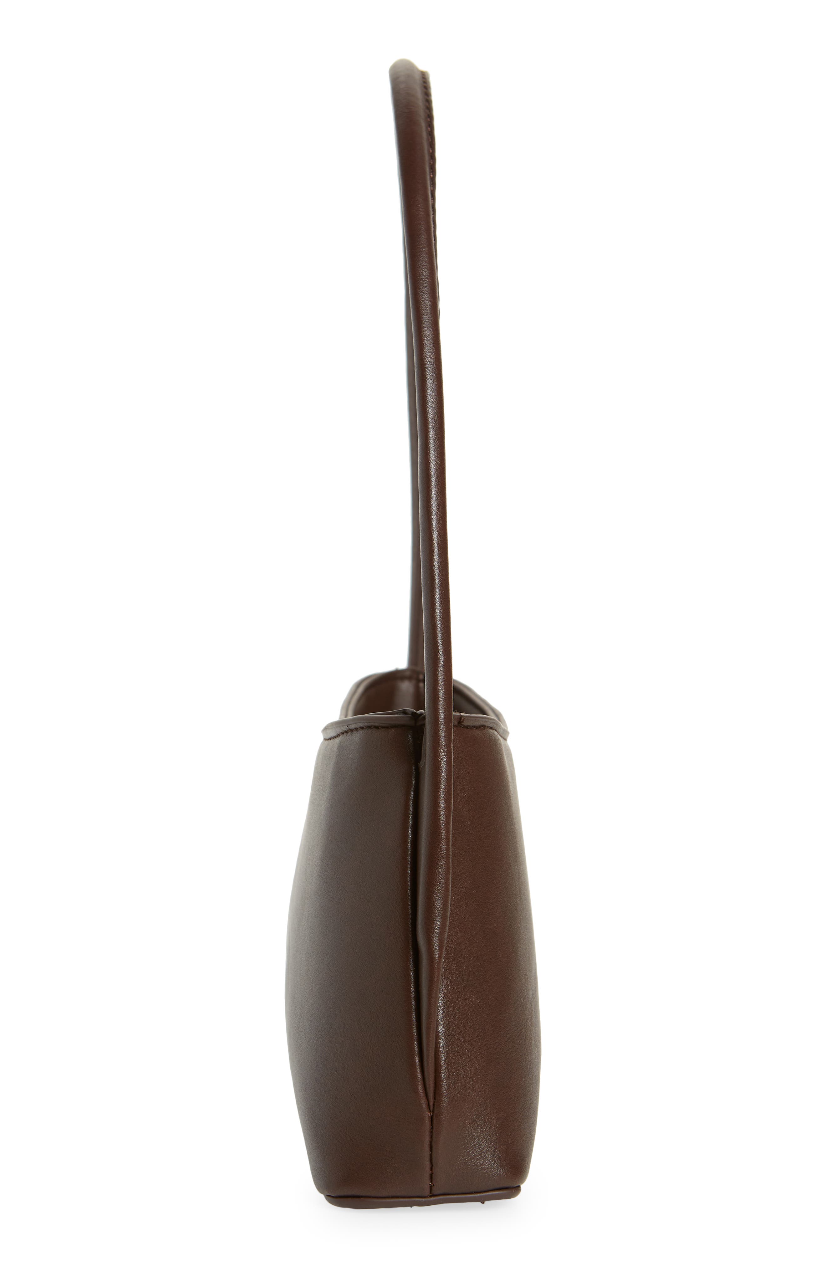 Mimi Baguette Shoulder Bag, Alternate, color, BROWN