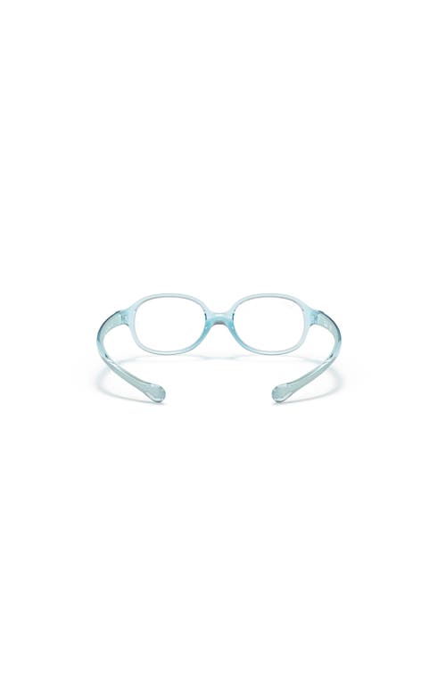 Ray Ban Ray-ban 39mm Oval Optical Glasses In Blue