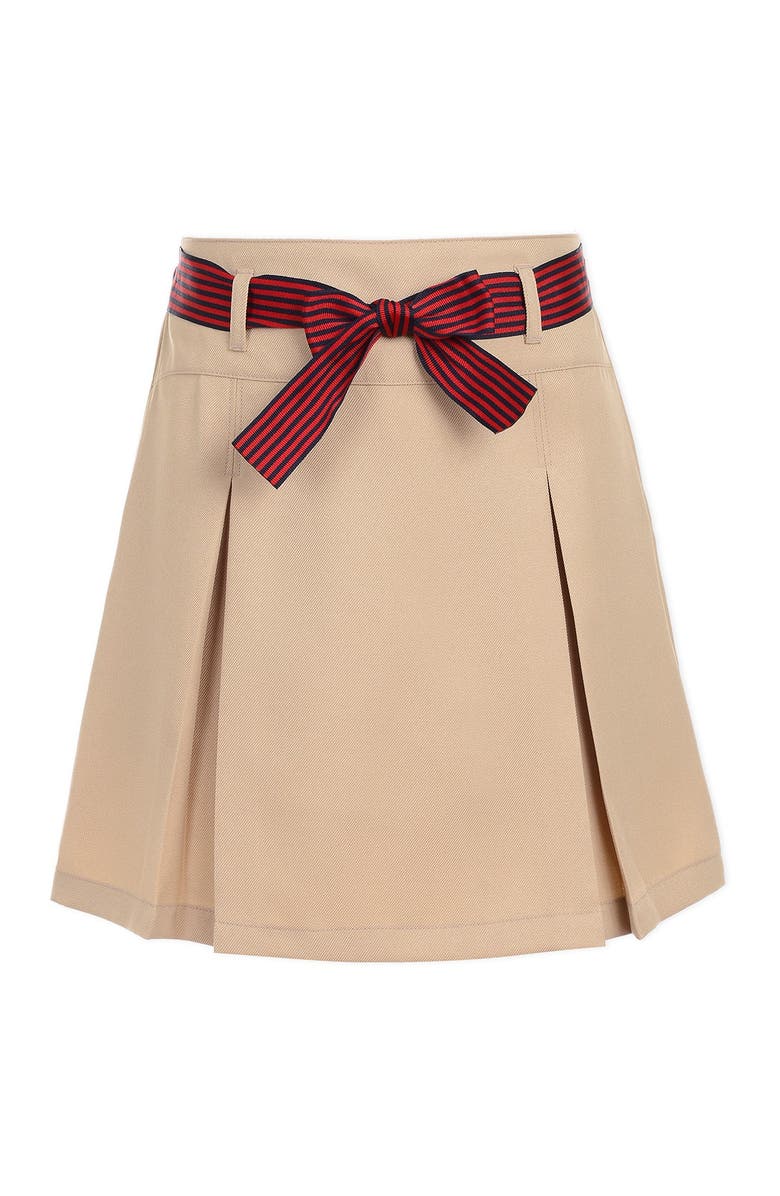 Nautica Uniform Striped Bow Pleated Scooter, Alternate, color, 