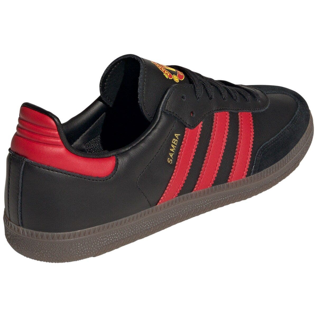 adidas Men's adidas Black Manchester United Team Samba Shoes, Alternate, color, 