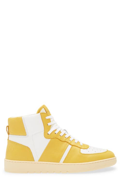 Collegium Pillar Destroyer High Top Sneaker In Yellow
