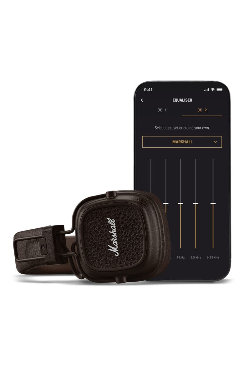 Major V Bluetooth® On-Ear Headphones, Alternate, color, BROWN