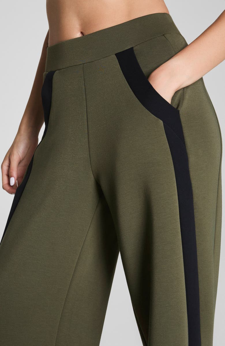 SPANX<sup>®</sup> AirEssentials Stripe Track Pants, Alternate, color, Dark Pine