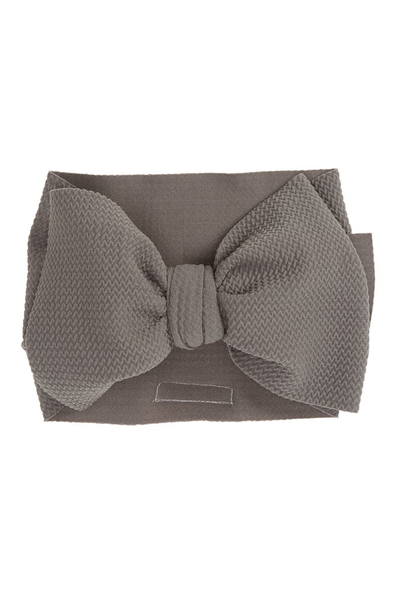 Mini Prep Ashe Stretch Head Wrap, Main, color, GRAY