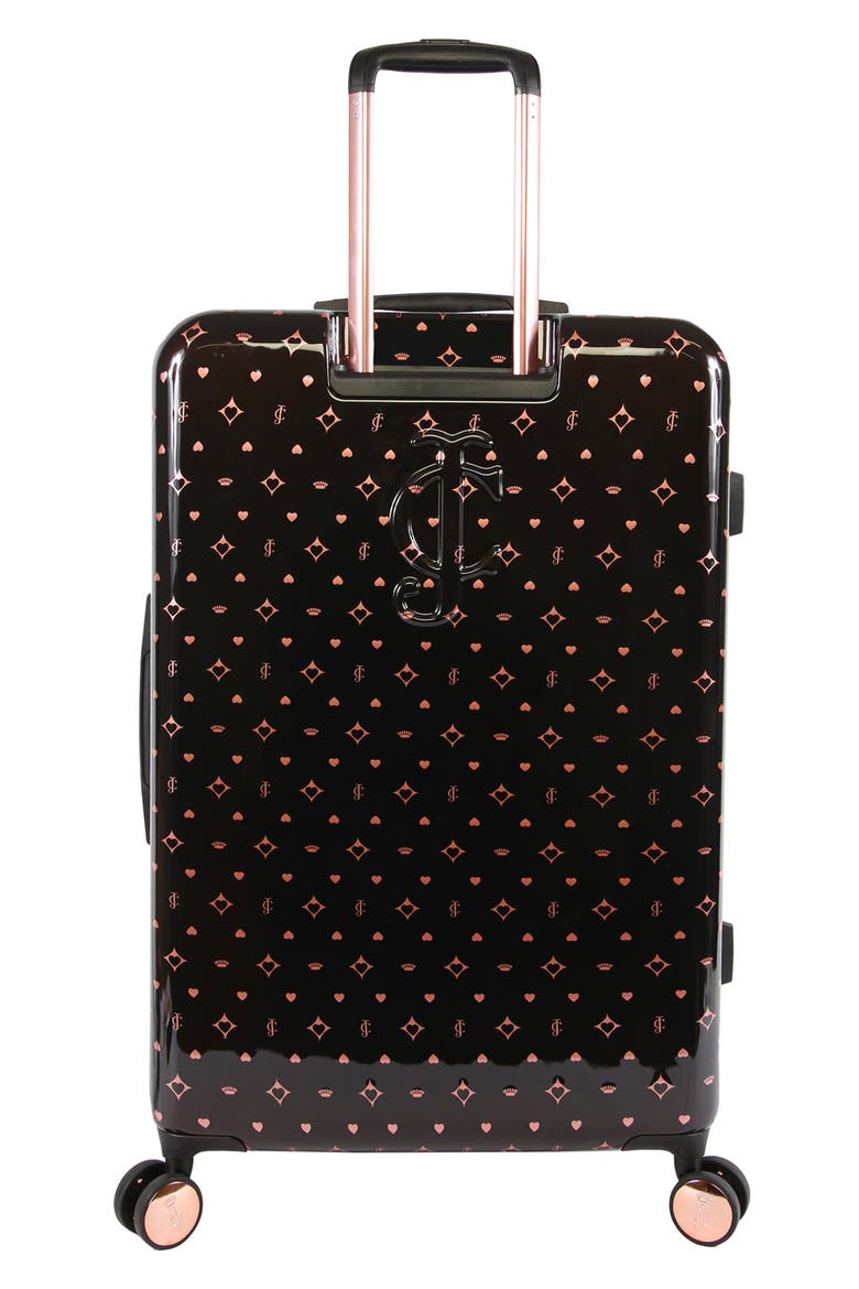 Arwen 2-Piece Hardside Luggage Set, Alternate, color, BLACK ROSE GOLD