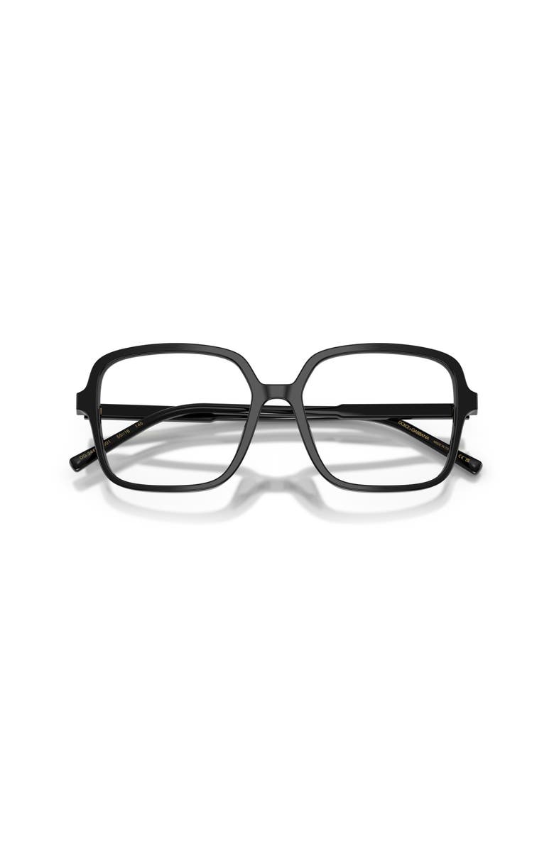 Dolce&Gabbana 55mm Square optical glasses, Alternate, color, Black
